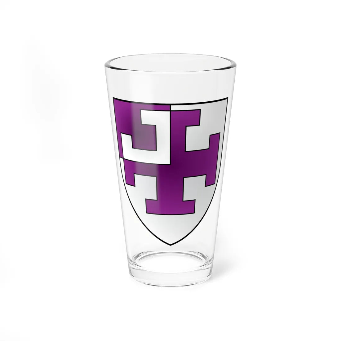 St-Cross College Oxford Coat Of Arms (England) (Coat of Arms) Pint Glass 16oz 16oz - Go Mug Yourself