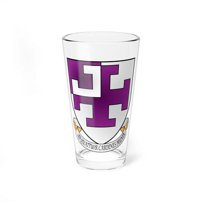 St-Cross College Oxford Coat Of Arms Motto (England) (Coat of Arms) Pint Glass 16oz 16oz - Go Mug Yourself