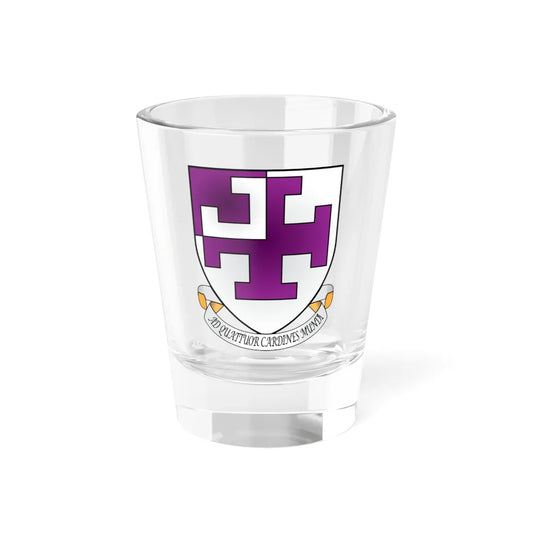 St-Cross College Oxford Coat Of Arms Motto (England) (Coat of Arms) Shot Glass 1.5oz 1.5oz - Go Mug Yourself