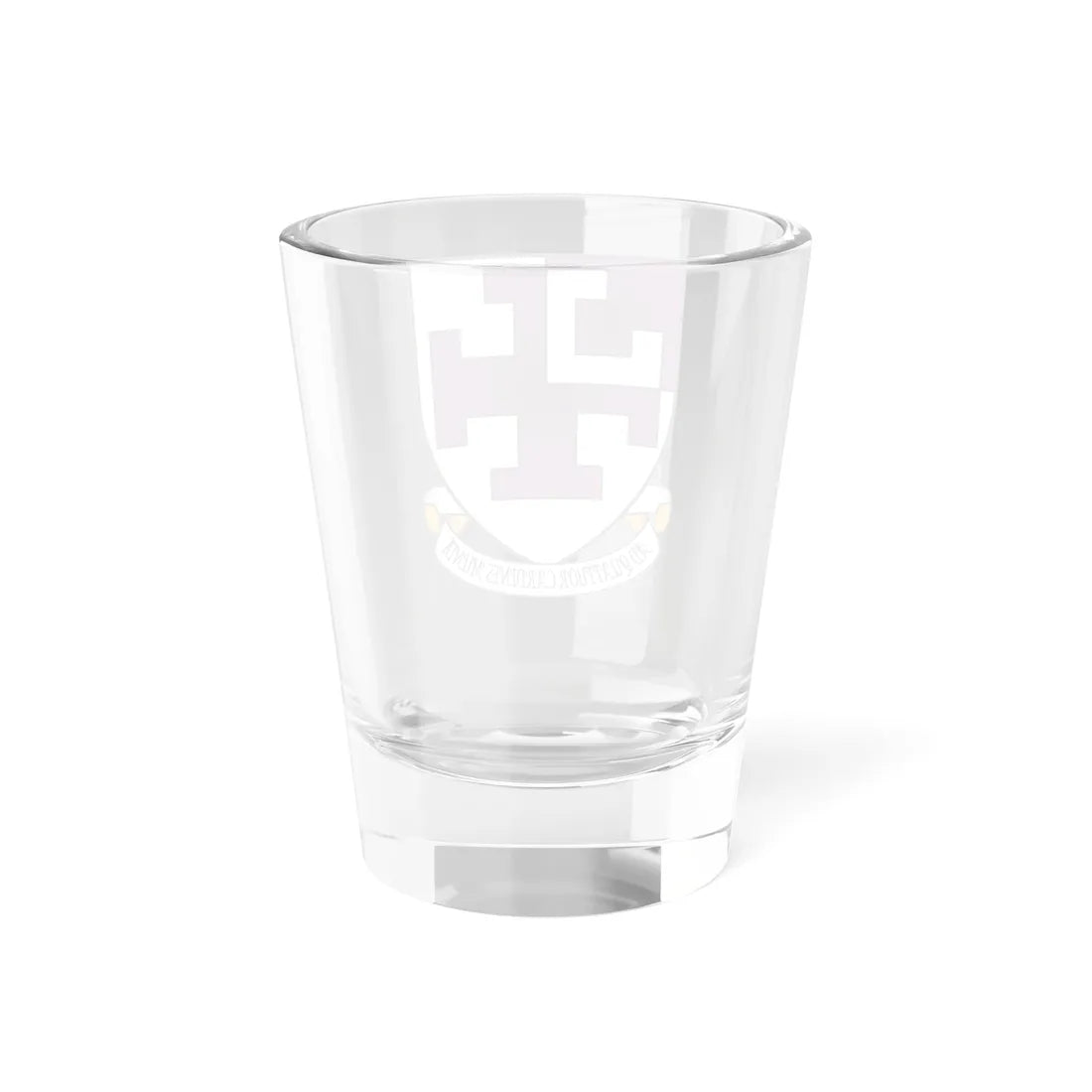 St-Cross College Oxford Coat Of Arms Motto (England) (Coat of Arms) Shot Glass 1.5oz - Go Mug Yourself