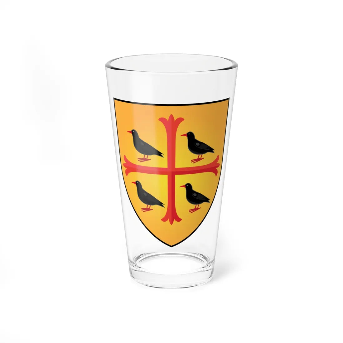 St-Edmund-Hall College Oxford Coat Of Arms (England) (Coat of Arms) Pint Glass 16oz 16oz - Go Mug Yourself