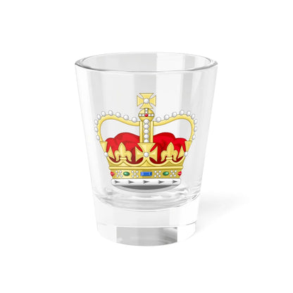 St Edwards Crown 3D (United Kingdom) (Coat of Arms) Shot Glass 1.5oz 1.5oz - Go Mug Yourself