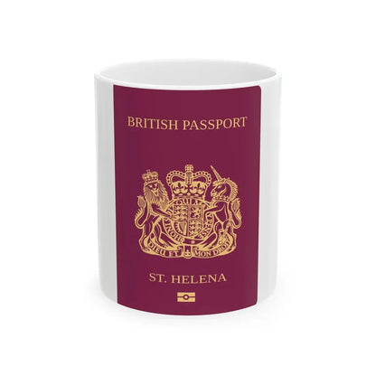 St. Helena Passport - White Coffee Mug 11oz - Go Mug Yourself