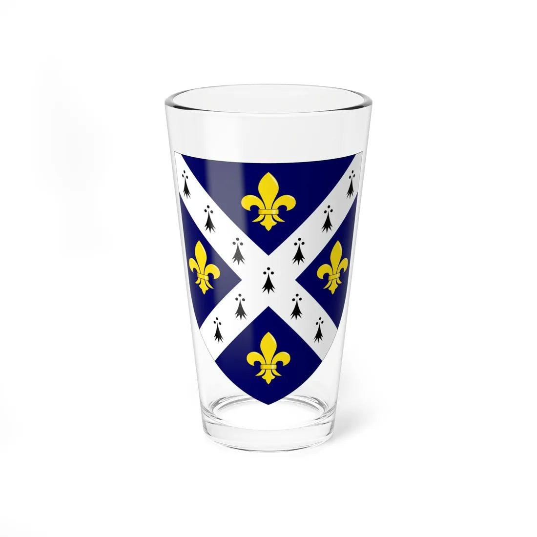 St Hughs College Oxford arms (England) (Coat of Arms) Pint Glass 16oz 16oz - Go Mug Yourself