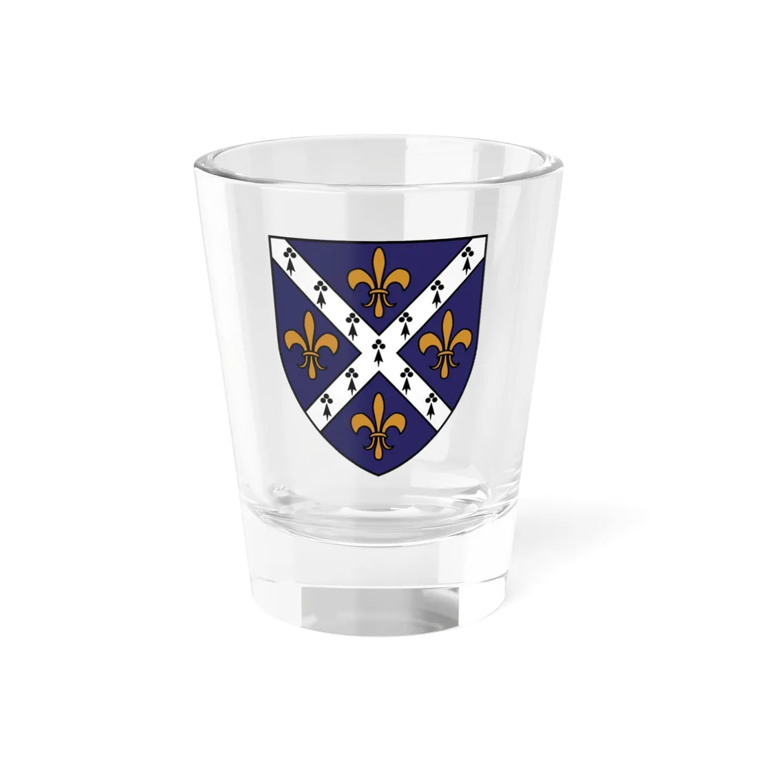 St-Hughs College Oxford Coat Of Arms (England) (Coat of Arms) Shot Glass 1.5oz 1.5oz - Go Mug Yourself