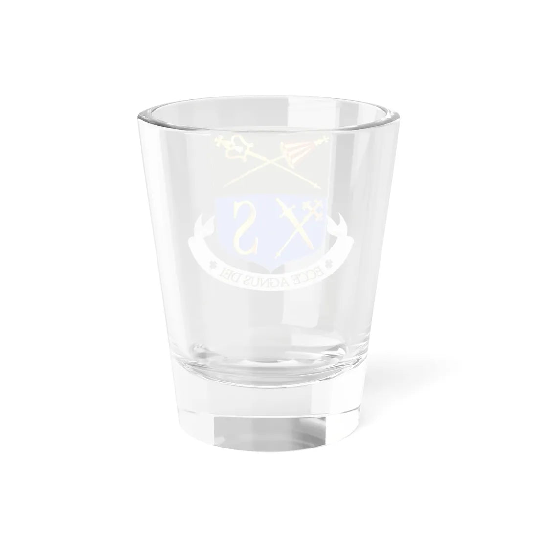 St Johannes de Doper Laren wapen (Netherlands) (Coat of Arms) Shot Glass 1.5oz - Go Mug Yourself