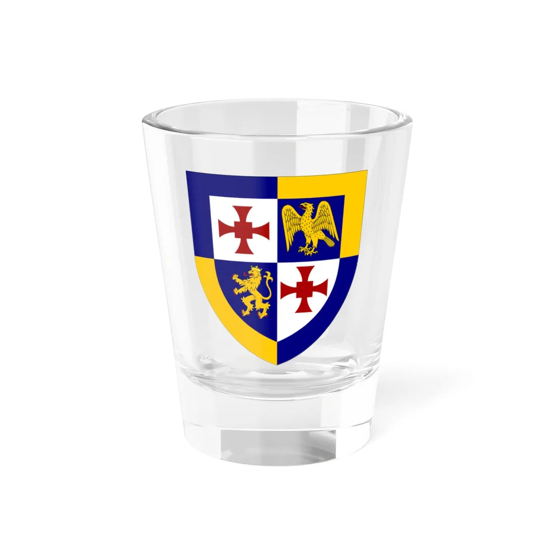 St Johns College Durham arms (England) (Coat of Arms) Shot Glass 1.5oz 1.5oz - Go Mug Yourself