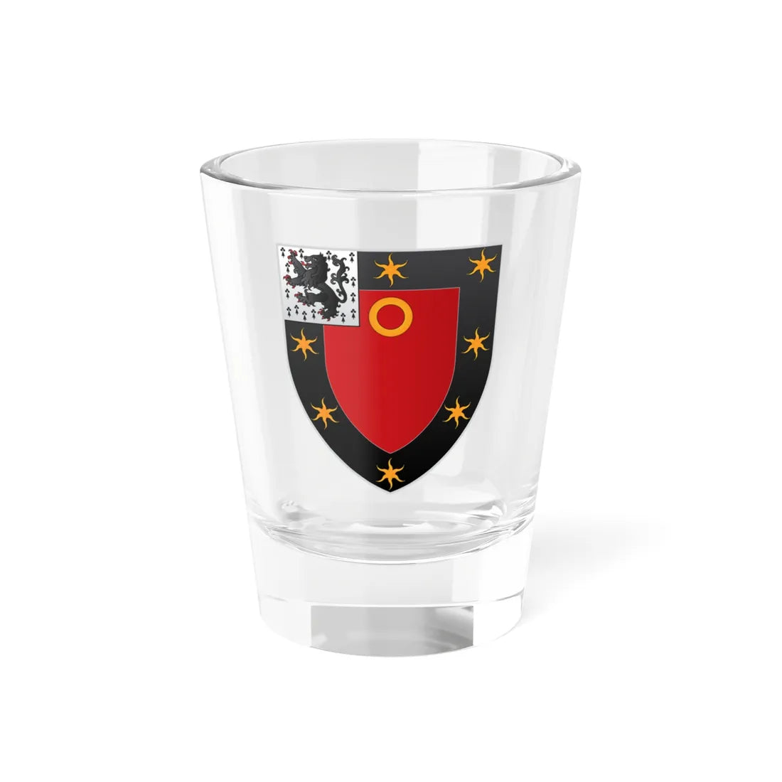 St-Johns College Oxford Coat Of Arms (England) (Coat of Arms) Shot Glass 1.5oz 1.5oz - Go Mug Yourself