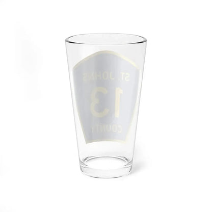 St. Johns County 13 (Florida) (Road Sign) Pint Glss 16oz - Go Mug Yourself