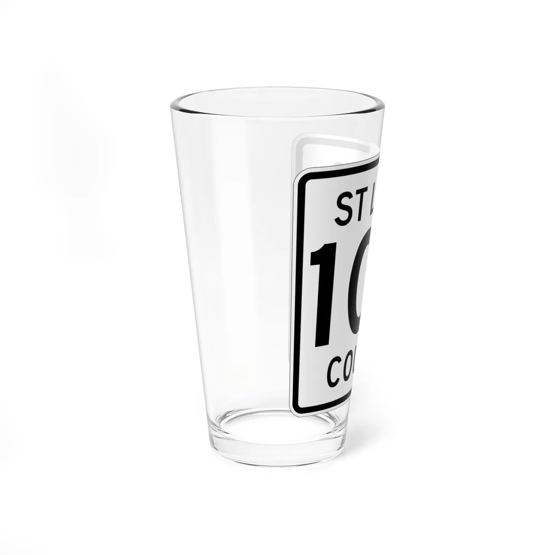 St Louis County Route 102 MN (Minnesota) (Road Sign) Pint Glass 16oz - Go Mug Yourself