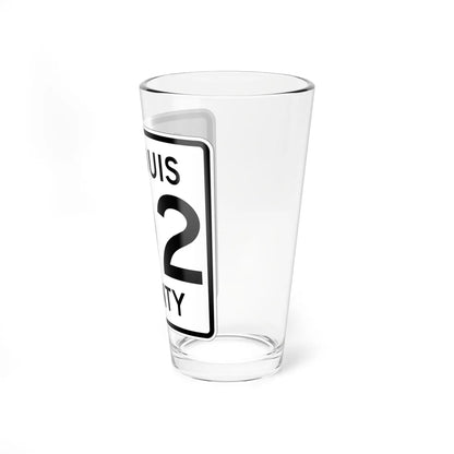 St Louis County Route 102 MN (Minnesota) (Road Sign) Pint Glass 16oz - Go Mug Yourself