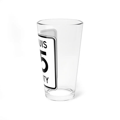 St Louis County Route 25 MN (Minnesota) (Road Sign) Pint Glass 16oz - Go Mug Yourself