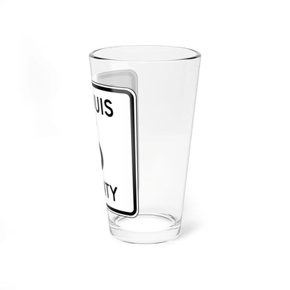 St Louis County Route 6 MN (Minnesota) (Road Sign) Pint Glass 16oz - Go Mug Yourself