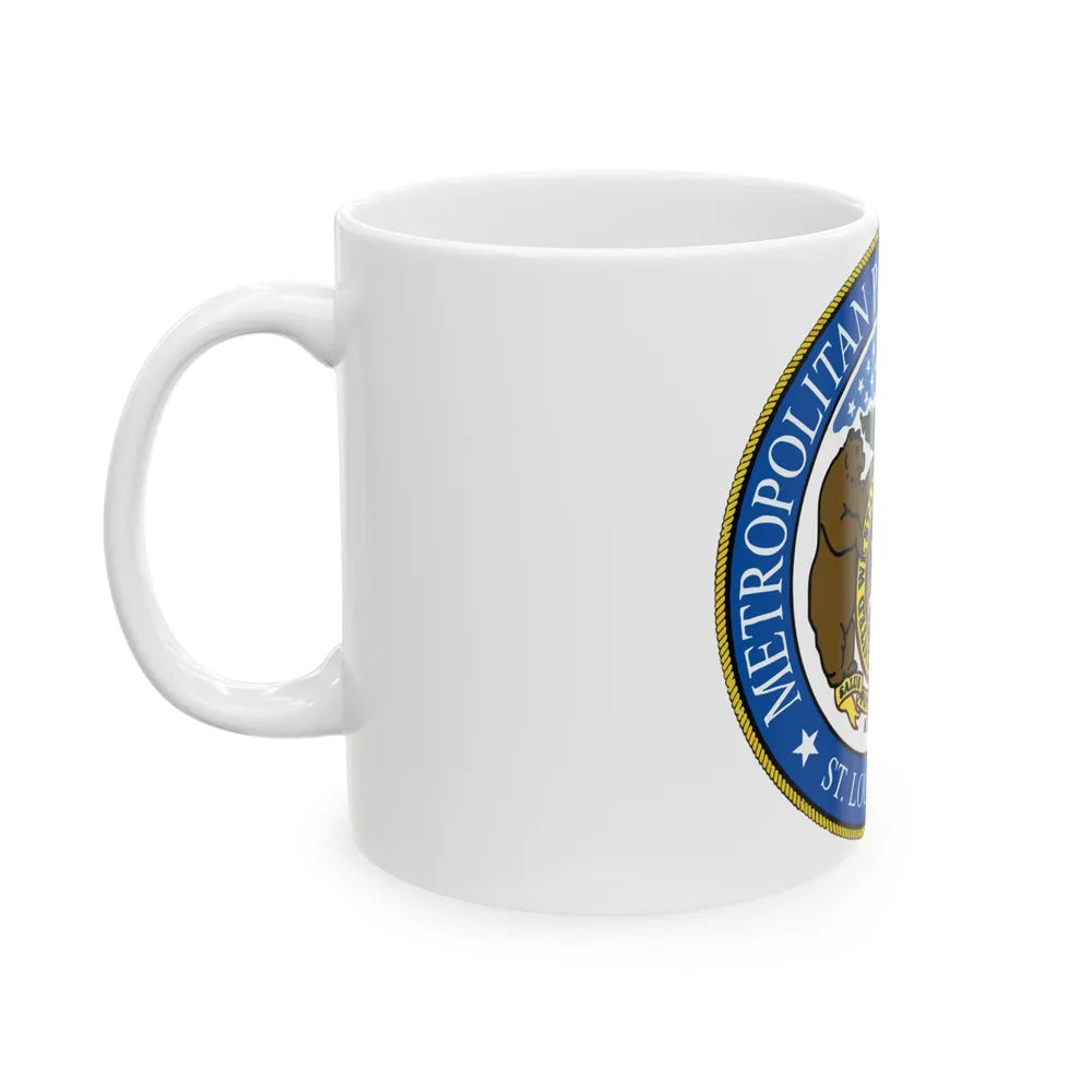 St Louis Metropolitan Police Department - White Coffee Mug-Go Mug Yourself