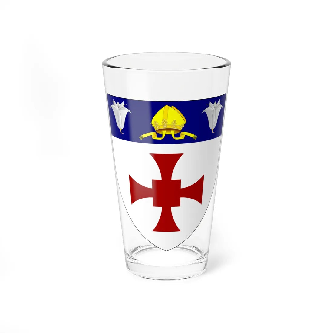 St Marys College Durham arms (England) (Coat of Arms) Pint Glass 16oz 16oz - Go Mug Yourself