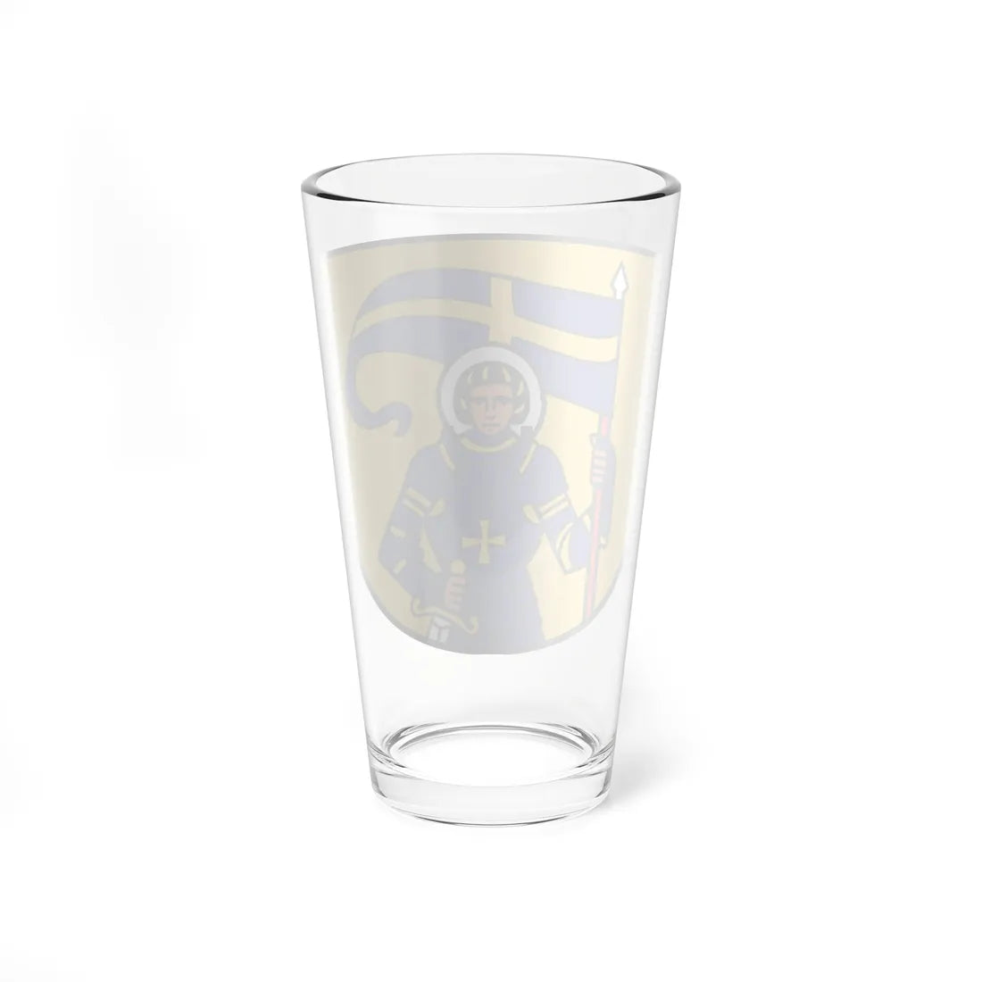 St Moritz Wappen 2016 (Switzerland) (Coat of Arms) Pint Glass 16oz - Go Mug Yourself