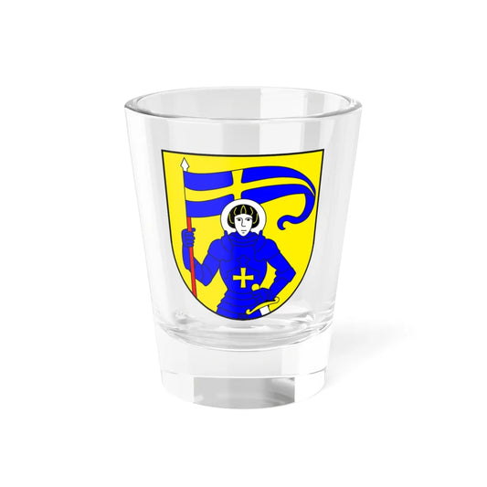St Moritz wappen (Switzerland) (Coat of Arms) Shot Glass 1.5oz 1.5oz - Go Mug Yourself