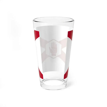 St. Patricks Northern Ireland Flag Hexagon (Ireland) Pint Glass 16oz - Go Mug Yourself