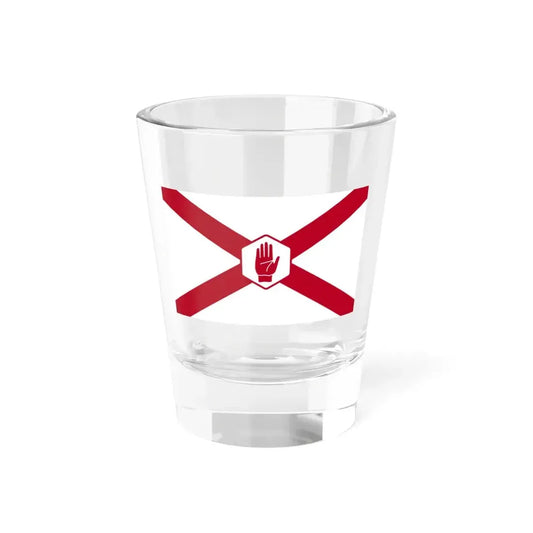 St. Patricks Northern Ireland Flag Hexagon (Ireland) Shot Glass 1.5oz 1.5oz - Go Mug Yourself