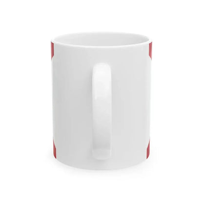 St. Patricks Northern Ireland Flag Hexagon (Ireland) White Coffee Mug - Go Mug Yourself