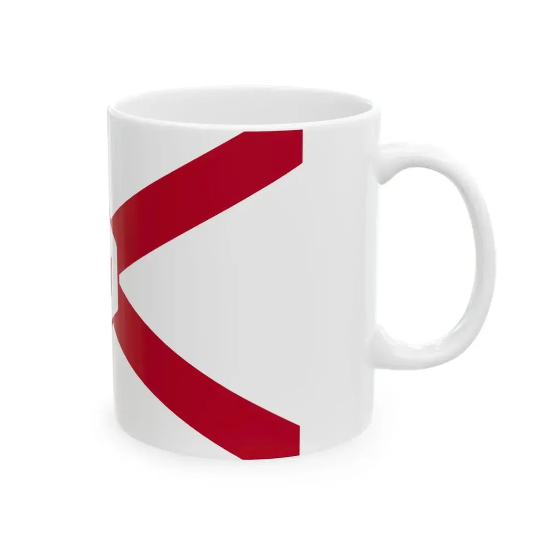 St. Patricks Northern Ireland Flag Hexagon (Ireland) White Coffee Mug - Go Mug Yourself