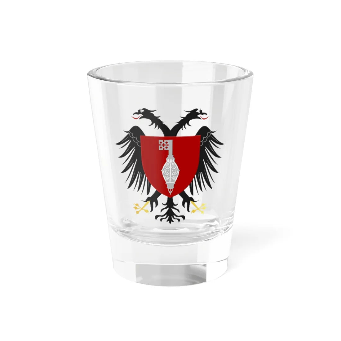 St Servaas wapen (Netherlands) (Coat of Arms) Shot Glass 1.5oz 1.5oz - Go Mug Yourself