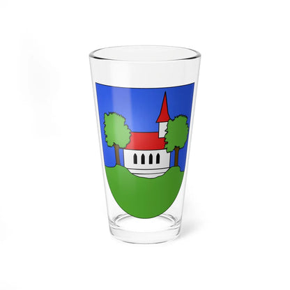 St. Silvester-coat of arms (Switzerland) (Coat of Arms) Pint Glass 16oz 16oz - Go Mug Yourself
