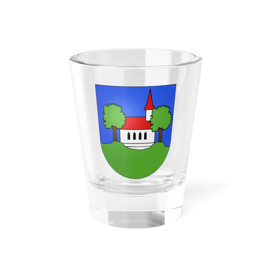 St. Silvester-coat of arms (Switzerland) (Coat of Arms) Shot Glass 1.5oz 1.5oz - Go Mug Yourself