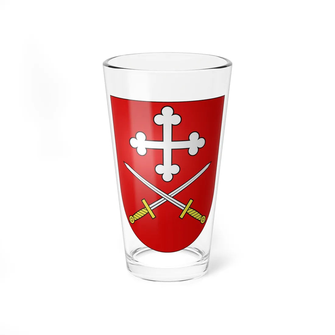 St. Ursen-coat of arms (Switzerland) (Coat of Arms) Pint Glass 16oz 16oz - Go Mug Yourself