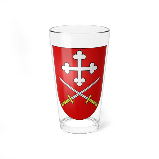 St. Ursen-coat of arms (Switzerland) (Coat of Arms) Pint Glass 16oz 16oz - Go Mug Yourself