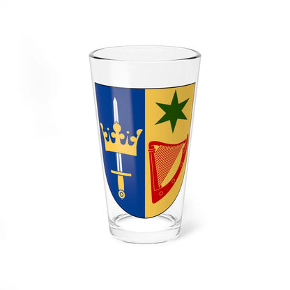 Sta Cecilias akademi vapen (Sweden) (Coat of Arms) Pint Glass 16oz 16oz - Go Mug Yourself