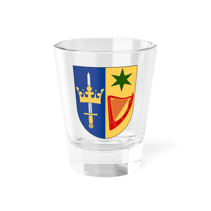 Sta Cecilias akademi vapen (Sweden) (Coat of Arms) Shot Glass 1.5oz 1.5oz - Go Mug Yourself