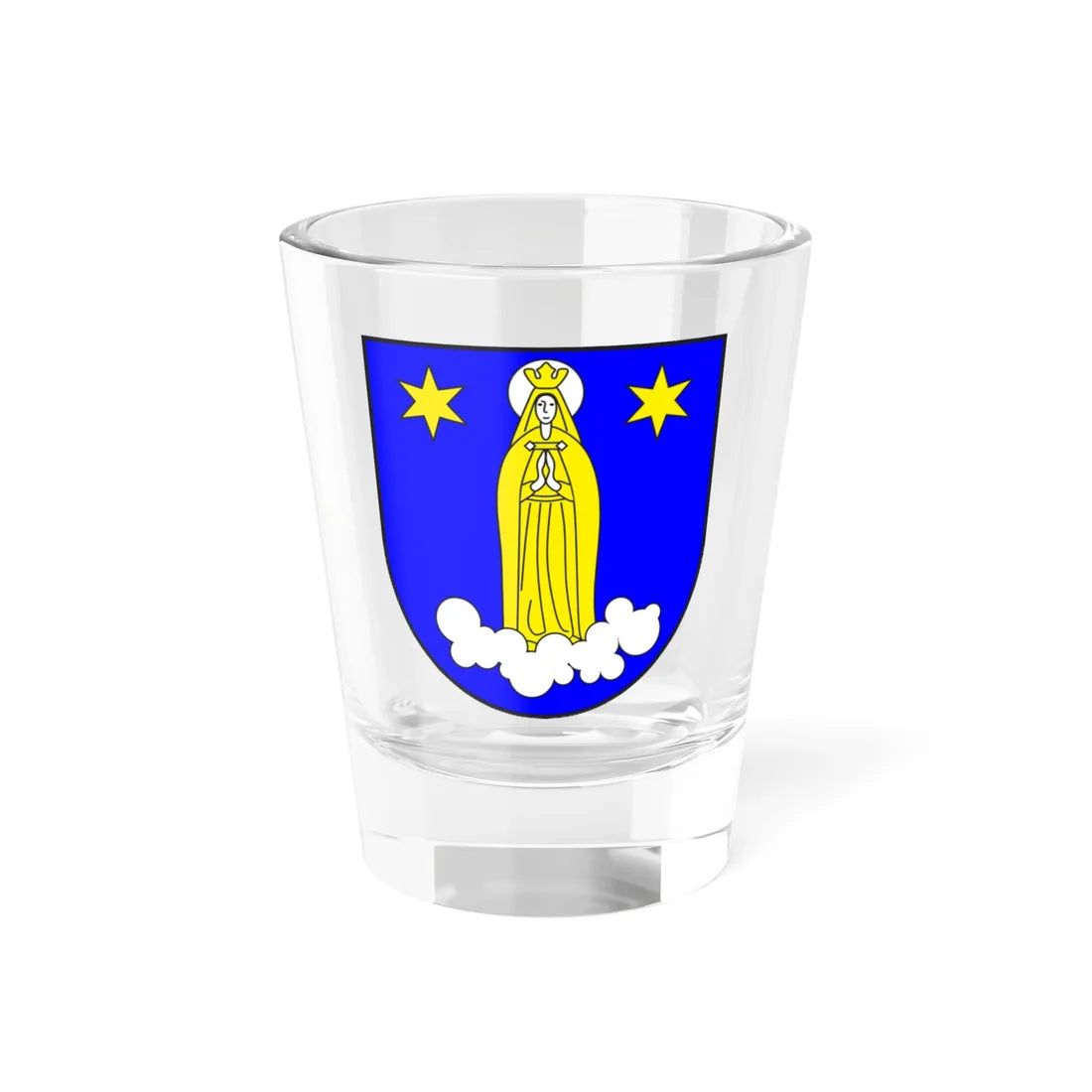 Sta Maria in Calanca wappen (Switzerland) (Coat of Arms) Shot Glass 1.5oz 1.5oz - Go Mug Yourself
