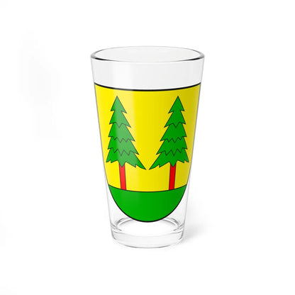 Sta Maria Val Müstair wappen (Switzerland) (Coat of Arms) Pint Glass 16oz 16oz - Go Mug Yourself