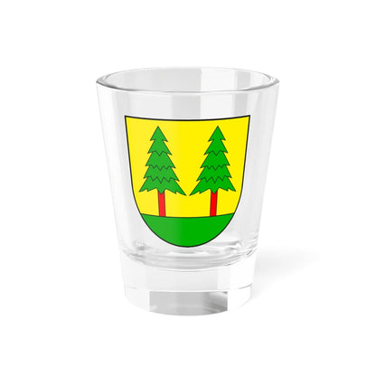 Sta Maria Val Müstair wappen (Switzerland) (Coat of Arms) Shot Glass 1.5oz 1.5oz - Go Mug Yourself
