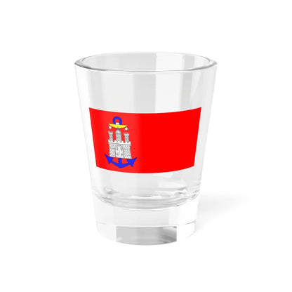 Staatsflagge Hamburg Deutsches Kaiserreich (Germany) Shot Glass 1.5oz 1.5oz - Go Mug Yourself