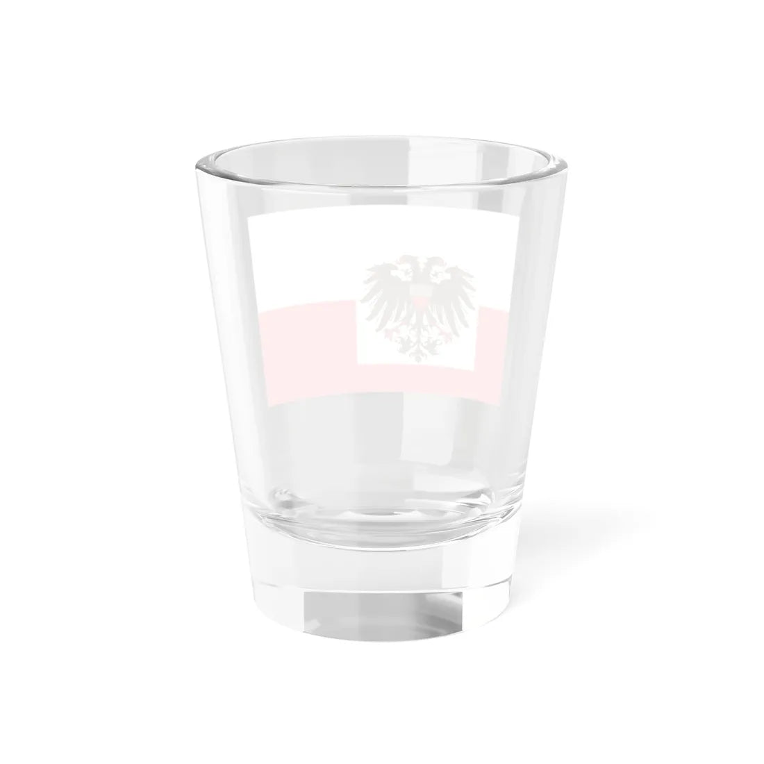 Staatsflagge Lübeck Deutsches Kaiserreich (Germany) Shot Glass 1.5oz - Go Mug Yourself