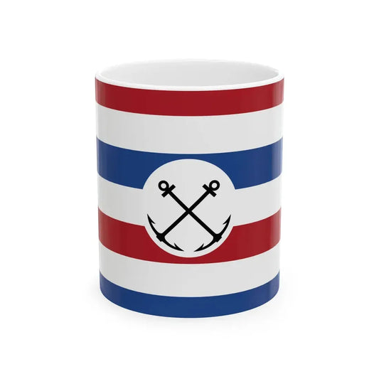 Staatssecretaris van Marine onderscheidingsvlag (Netherlands) White Coffee Mug 11oz - Go Mug Yourself