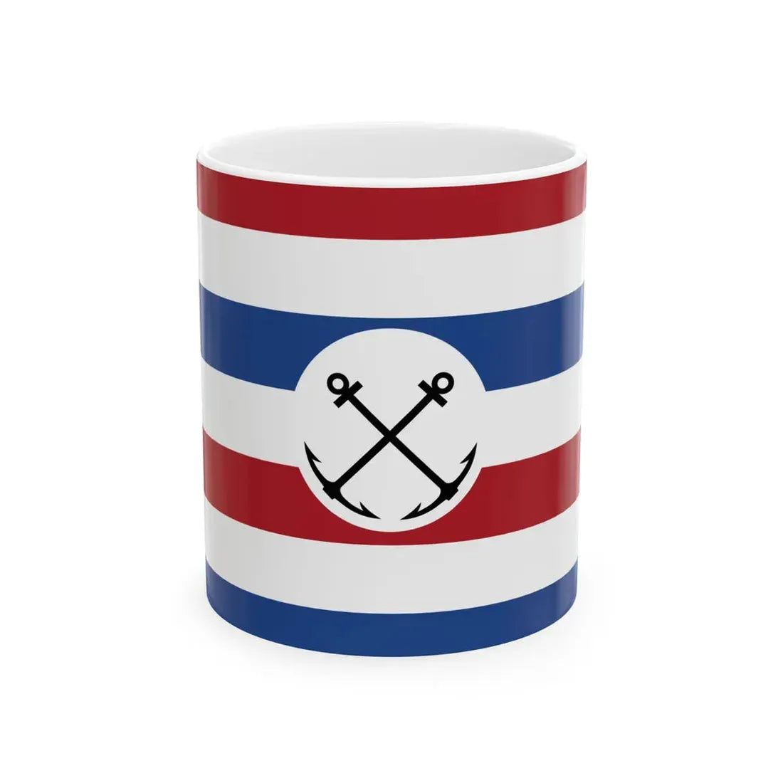 Staatssecretaris van Marine onderscheidingsvlag (Netherlands) White Coffee Mug 11oz - Go Mug Yourself