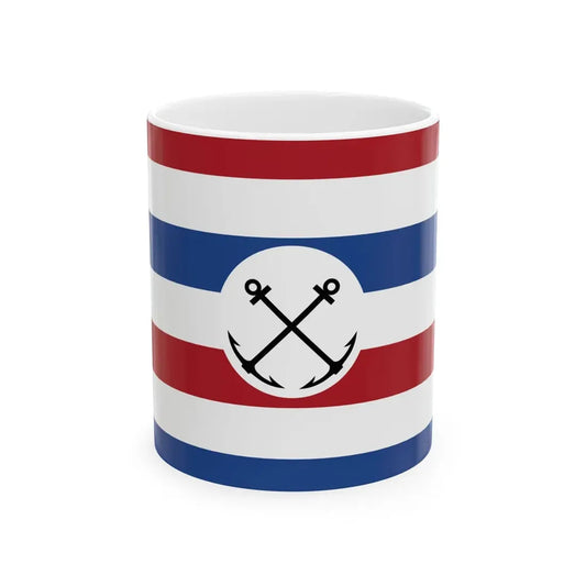 Staatssecretaris van Marine onderscheidingsvlag (Netherlands) White Coffee Mug 11oz - Go Mug Yourself