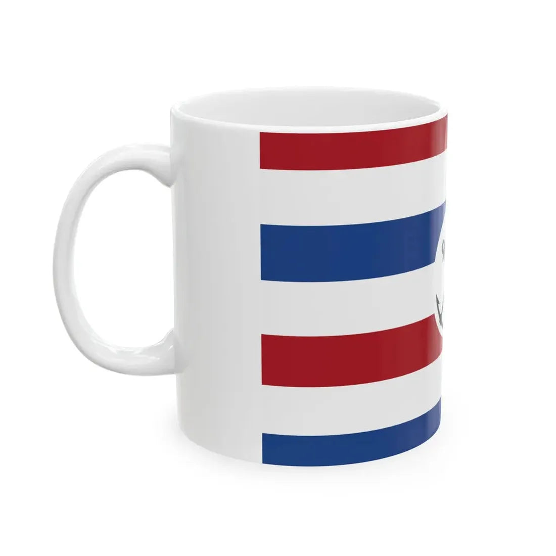 Staatssecretaris van Marine onderscheidingsvlag (Netherlands) White Coffee Mug - Go Mug Yourself