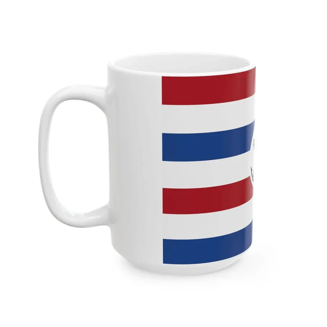 Staatssecretaris van Marine onderscheidingsvlag (Netherlands) White Coffee Mug - Go Mug Yourself