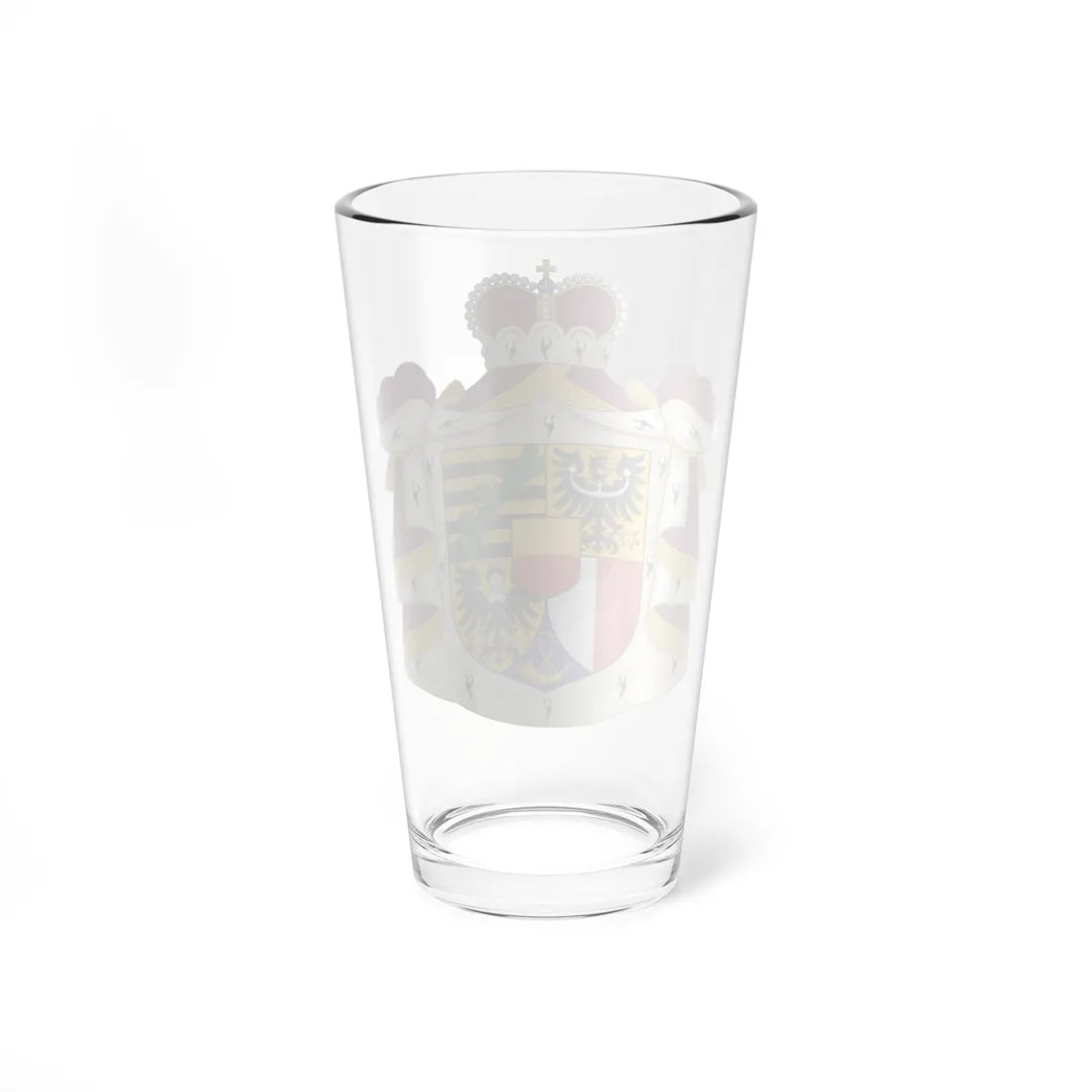 Staatswappen-Liechtensteins (Liechtenstein) (Coat of Arms) Pint Glass 16oz - Go Mug Yourself
