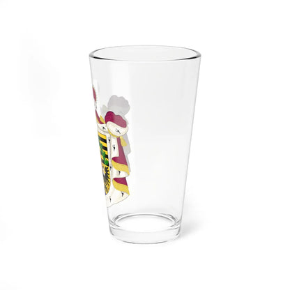 Staatswappen-Liechtensteins (Liechtenstein) (Coat of Arms) Pint Glass 16oz - Go Mug Yourself