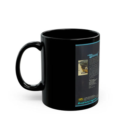 STACEY (VHS COVER) - Black Coffee Mug-Go Mug Yourself