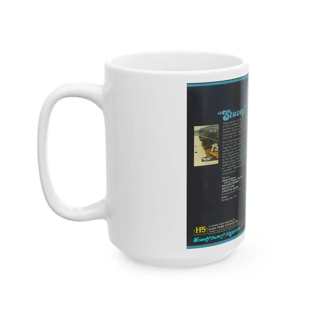 STACEY (VHS COVER) - White Coffee Mug - Go Mug Yourself