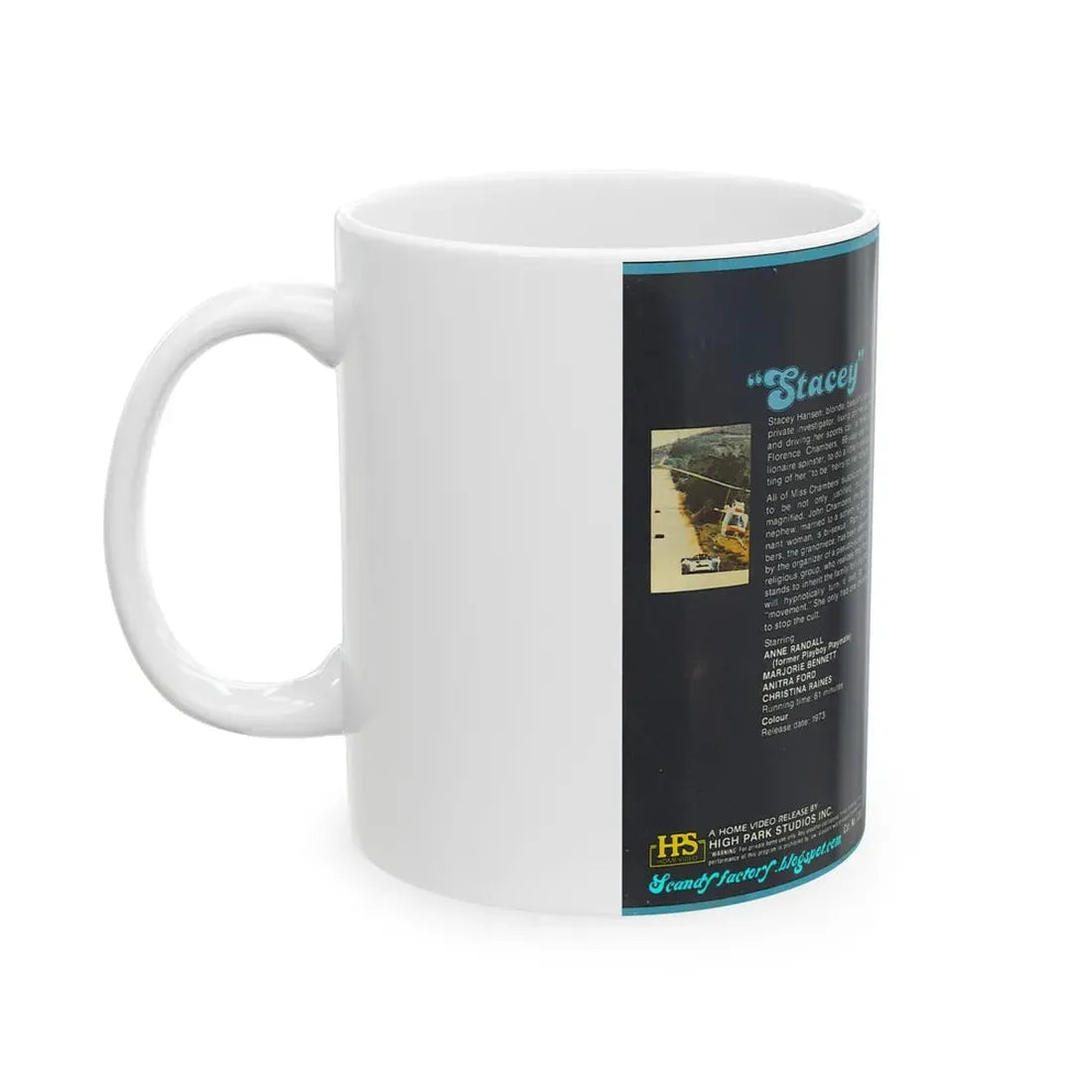 STACEY (VHS COVER) - White Coffee Mug - Go Mug Yourself