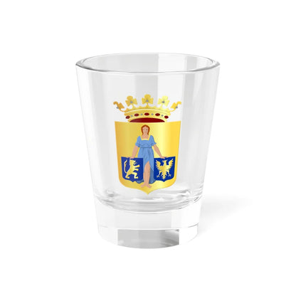 Stad Ommen wapen (Netherlands) (Coat of Arms) Shot Glass 1.5oz 1.5oz - Go Mug Yourself