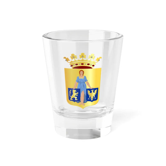 Stad Ommen wapen (Netherlands) (Coat of Arms) Shot Glass 1.5oz 1.5oz - Go Mug Yourself