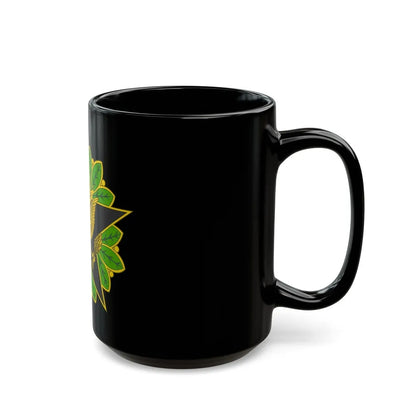 Staff Identification Badge (U.S. Army) Black Coffee Mug-Go Mug Yourself